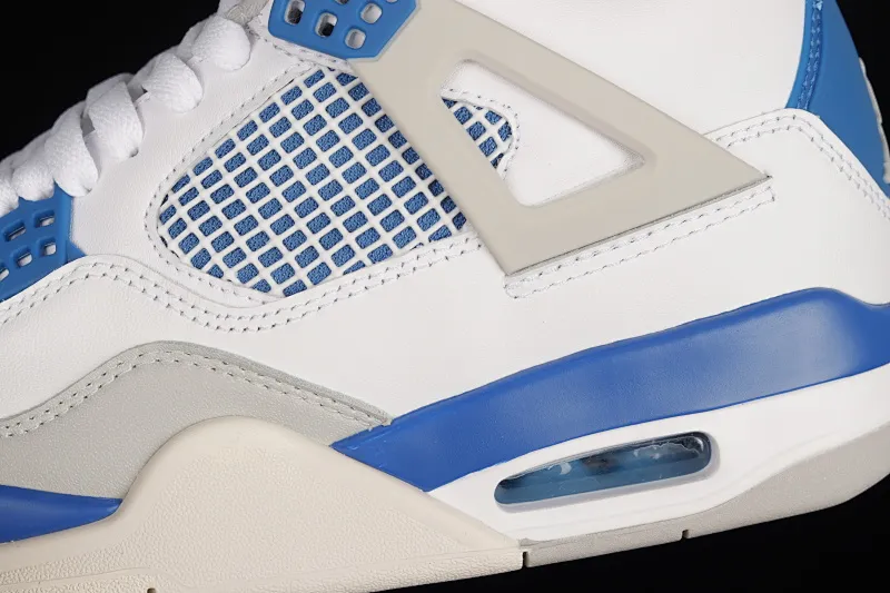 All Categories Air Jordan Jordan Series Basketball Shoes Air Jordan 4 Special Price Air Jordan 4 Retro "Military Blue" AJ4 Joe 4 White Blue 308497-105